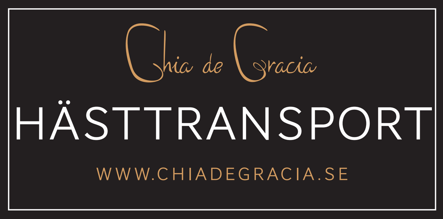 Horse transport sticker