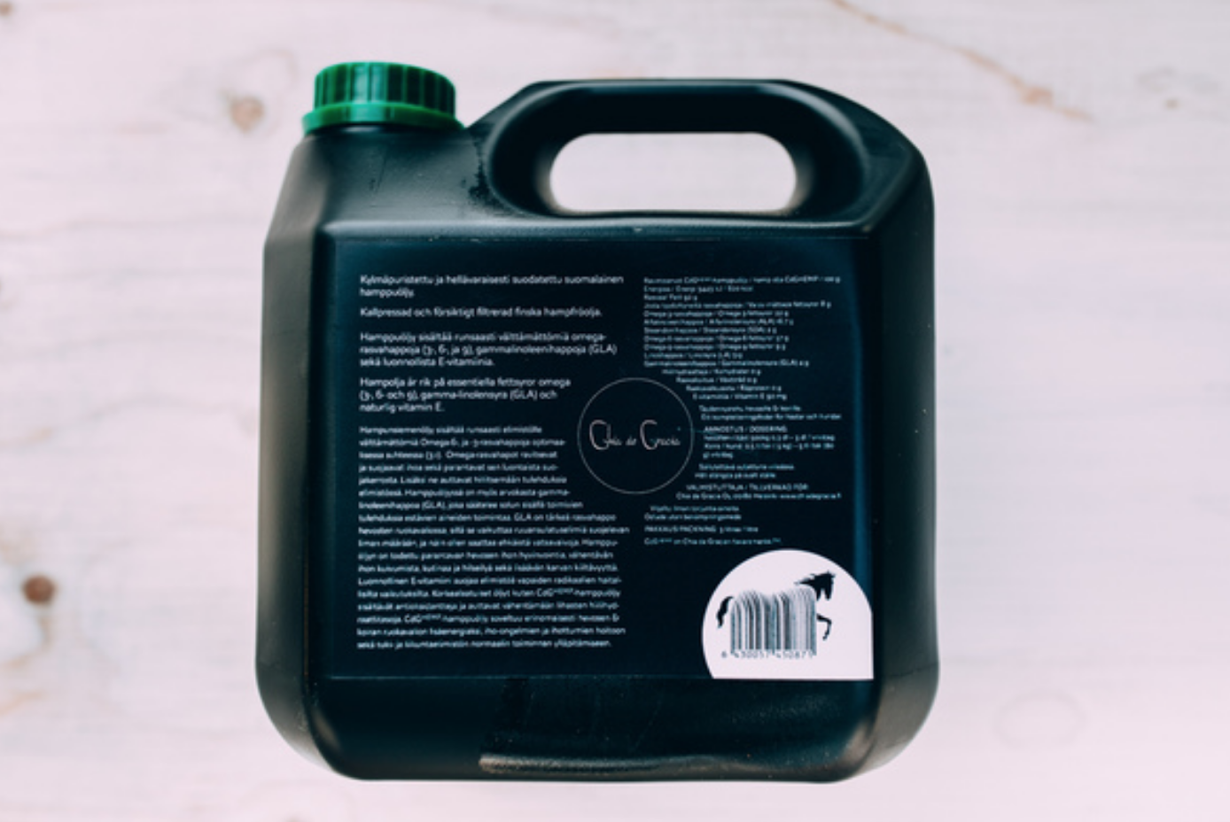 CdG HEMP: Cold pressed hemp seed oil 3 l